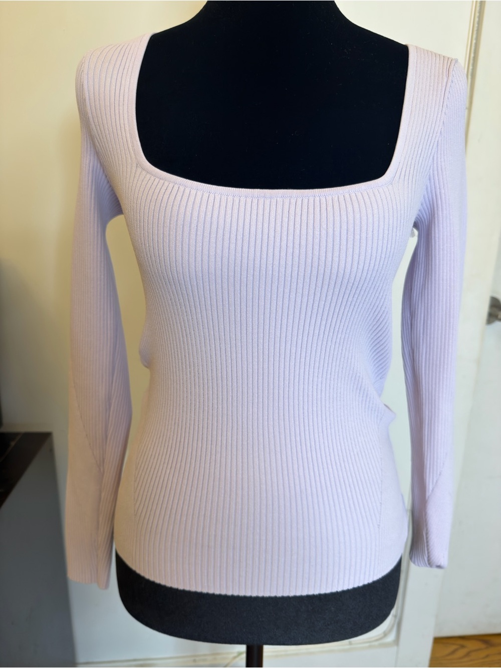 Rag & Bone Asher Ribbed Knit Sweater in Lavender Size XS